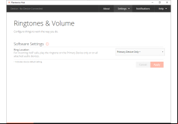 Plantronics Hub - ringtones