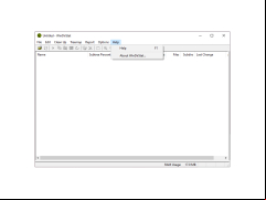 Portable WinDirStat - help-menu