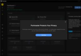 Portmaster - welcome-screen