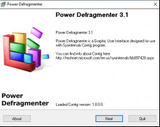 Power Defragmenter screenshot 1
