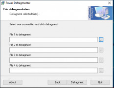 Power Defragmenter screenshot 2