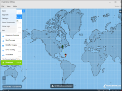 PredictWind Offshore - file-menu