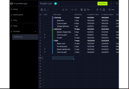 Project Manager - main-screen
