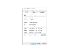 Puran File Recovery - properties