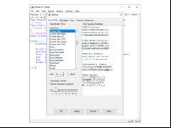 Python - configure-idle