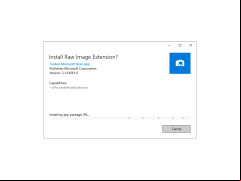 Raw Image Extension - installation-process
