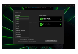 Razer Cortex (Game Booster) - languages