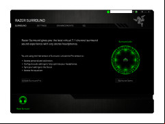 Razer Surround - main-screen