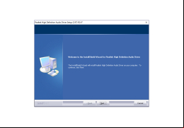 Realtek High Definition Audio XP - installation-beginning