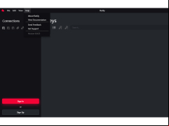 Redily - help-menu