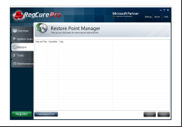 RegCure - restore