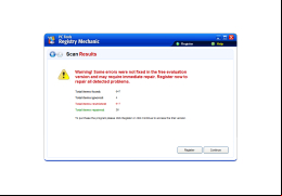 Registry Mechanic - warning