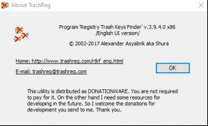 Registry Trash Keys Finder screenshot 2