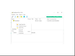 Sandboxie - options