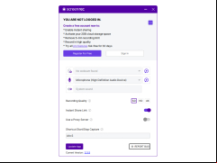 Screenrec - settings