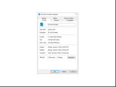 SDFormatter - properties