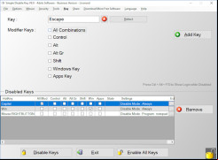 Simple Disable Key screenshot 1