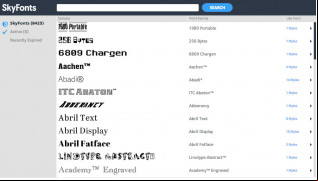 SkyFonts screenshot 1