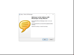 Softros LAN Messenger - welcome-screen-setup