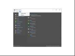 Speccy - help-menu