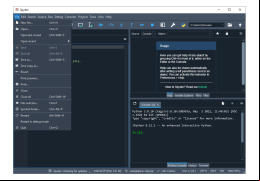 Spyder - file-menu