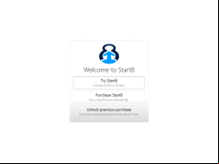 Start8 - welcome-screen