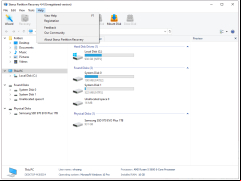 Starus Partition Recovery - help-menu