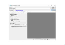STDU Converter - cutting