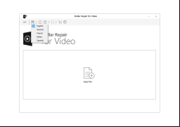 Stellar Video Repair - language-settings