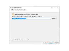 Stellar Windows Data Recovery - destination-folder