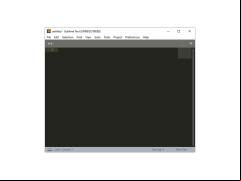Sublime Text - main-screen