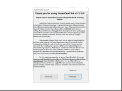 SuperOneClick - welcome-screen