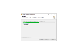 Swahili - English Dictionary - installation-process