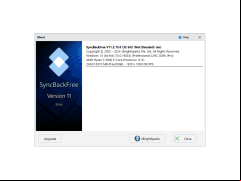 SyncBackFree - about-author-and-application