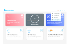 Syncios - menu-options