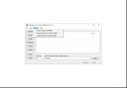 SysPrep Driver Scanner - options