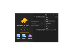 TablePlus - tools-menu