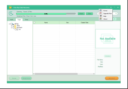 Tenorshare Any Data Recovery - menu