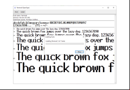 Terminal Font - installing