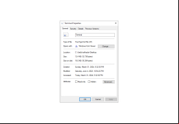 Terminal Font - properties