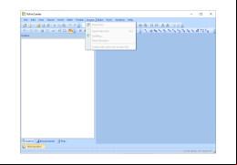 TeXnicCenter - project-menu