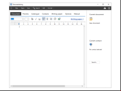 Text editor - main-screen