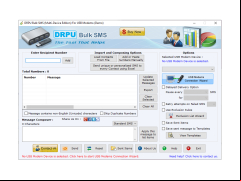 Text SMS Software (Multi USB Modem) - main-screen