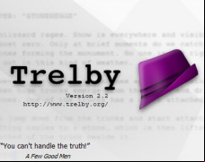Trelby screenshot 2