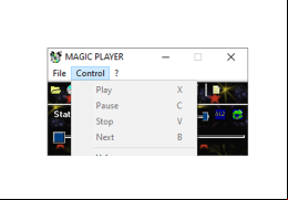 TS Magic Player - control