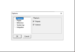 TS Magic Player - options