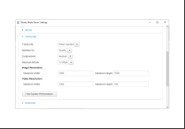 TVersity Media Server - transcode