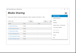 TVersity Media Server - media-page