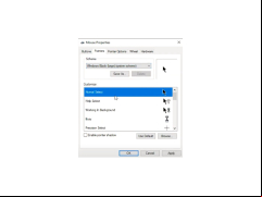 Two Finger Scroll - cursor-properties
