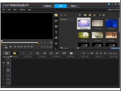Ulead VideoStudio - main-screen